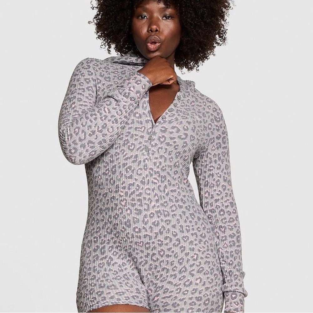 Victoria secret waffle knit onesie (NOT FOR SALE)